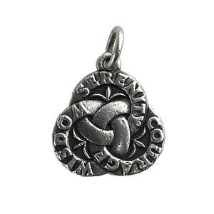 James Avery Retired Silver Trinity Serenity Wisdom Courage Charm or Pendant